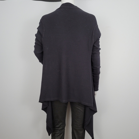 Splendid Thermal Wrap Black Cardigan - Picture 11 of 16